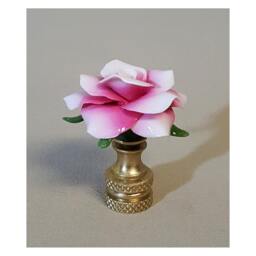 Ombre' Rose Lamp Finial...hand Crafted To Order...custom Colors - thumbnail 1