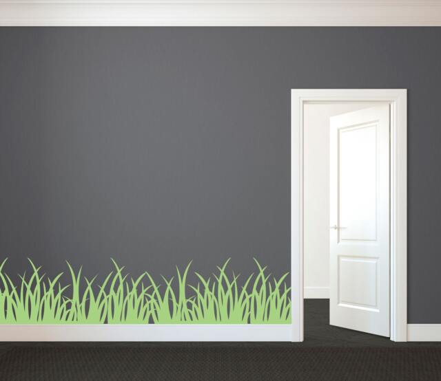 Wispy Grass - Wall Decal Custom Vinyl Art Stickers - image 1