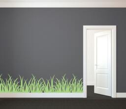 Wispy Grass - Wall Decal Custom Vinyl Art Stickers - thumbnail 1