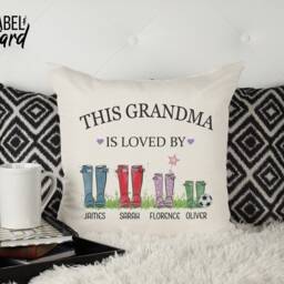Personalised Nanny Cushion - Birthday Gift New Christmas Gifts For Nan - thumbnail 2