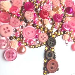 Pink Blossom Tree Personalised Button Art, Teacher Appreciation Gift, Let Your Dreams Blossom, Thank You Gift - thumbnail 3