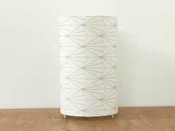 Tube Lamp Or Wall Sconce With A Geometric Gold & Silver Art Deco Pattern - Ideal Christmas Birthday Gift - thumbnail 1