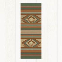 Kilim Rug, PVC Mat, Vintage Turkish Rugs, Area Vintage Bohemian Eclectic Rug 503 - thumbnail 2