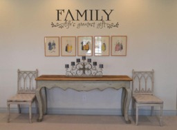Family Life's Greatest Gift Vinyl Wall Lettering Sticker Decal Home Decor Kw098 - thumbnail 1