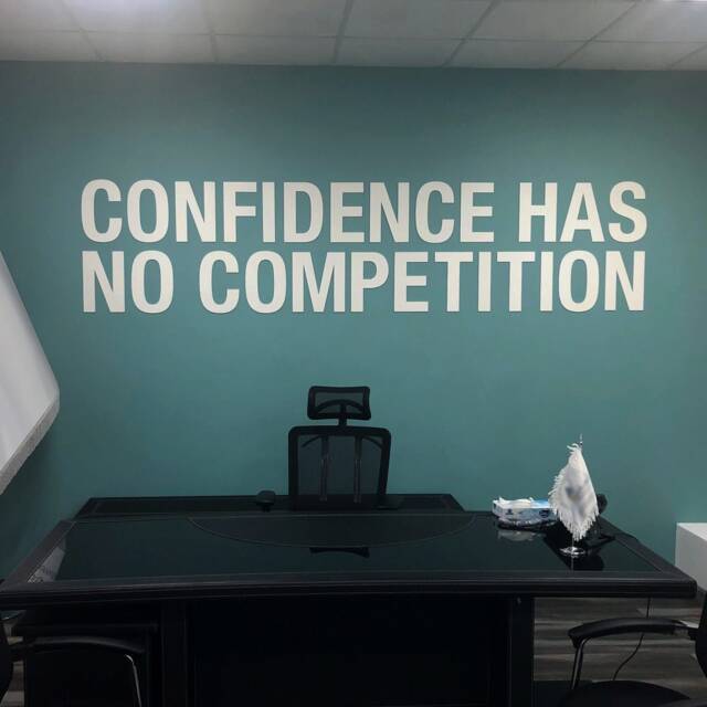 Confidence, Office, Wall Art, Office Decor, Quotes, Inspirational Quote, Gift - Skuchnc - image 1