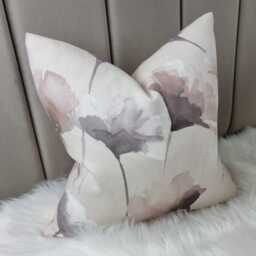 Abstract Watercolour Cushion Cover John Lewis Ginkgo Design Fabric Neutral Pillow Case - thumbnail 3