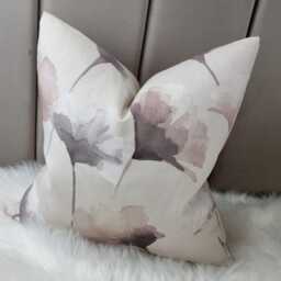 Abstract Watercolour Cushion Cover John Lewis Ginkgo Design Fabric Neutral Pillow Case - thumbnail 1