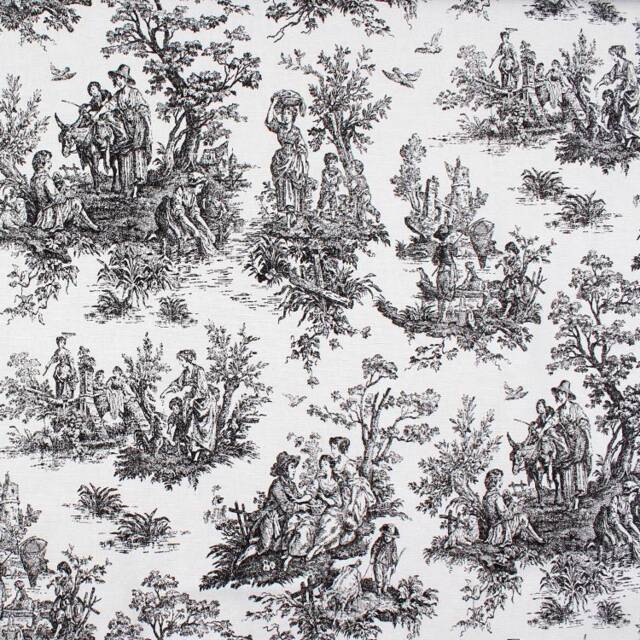 "Pair 25 Or 50"" Wide Premier Print Colonial Toile Rod Panels Drapes Cafe Curtains 24 63 72 84 96 108 120" - image 1