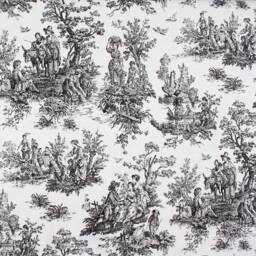 "Pair 25 Or 50"" Wide Premier Print Colonial Toile Rod Panels Drapes Cafe Curtains 24 63 72 84 96 108 120"