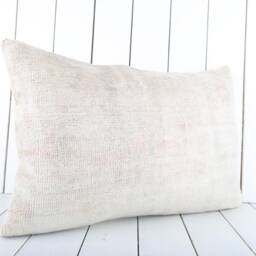 Handmade Vintage Turkish Kilim Pillow Cover 16x24 Decorative Cushion - thumbnail 2