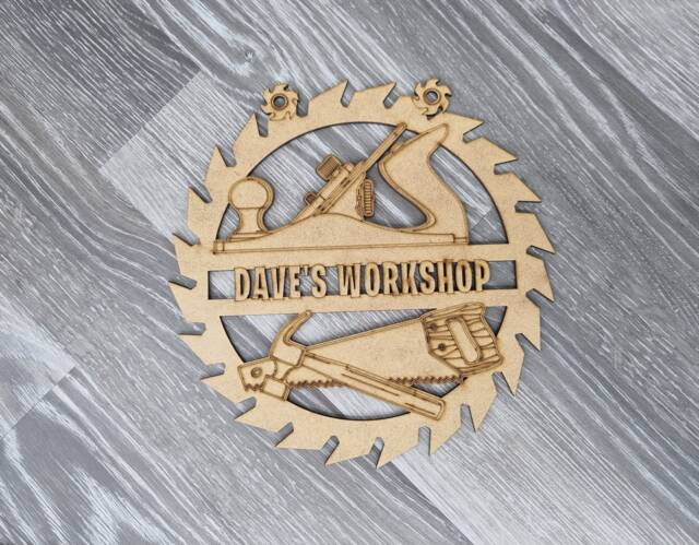 Personalised Workshop Diy Sign, Tools Plaque, Gift For Him, Present, Gift Her, Engineer, Mechanic Wall Hanging, Keepsake, Man Cave, She Shed - image 1