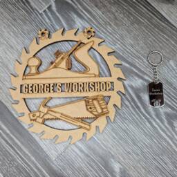 Personalised Workshop Diy Sign, Tools Plaque, Gift For Him, Present, Gift Her, Engineer, Mechanic Wall Hanging, Keepsake, Man Cave, She Shed - thumbnail 4