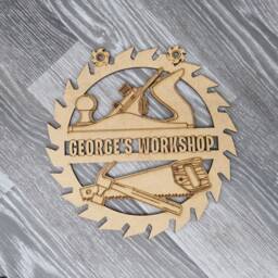 Personalised Workshop Diy Sign, Tools Plaque, Gift For Him, Present, Gift Her, Engineer, Mechanic Wall Hanging, Keepsake, Man Cave, She Shed - thumbnail 2