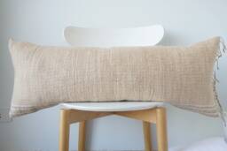 Brown Dot Block Print Mudcloth Hmong Pillow Case - thumbnail 1