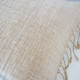 Brown Dot Block Print Mudcloth Hmong Pillow Case - thumbnail 3