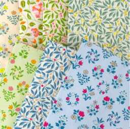 Liberty London Fitted Crib Sheet Vintage Floral Baby Bedding - thumbnail 3
