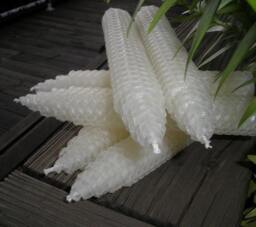 Pure Beeswax Taper Candles. Set Of 6 - thumbnail 1