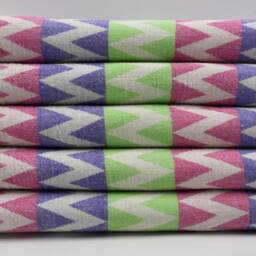 "Zigzag Towel, Geometric Towel, Double Face Towel, 38""x67" - thumbnail 2
