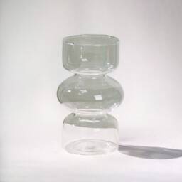 Decorative Plant Hydroponic Vase - Minimalist & Elegant For Stylish Home Decor - Coloured Glass Fresh Flowers Arrangement - thumbnail 2