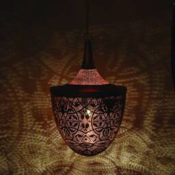 Moroccan Pendant Light, Lamp , Hanging Lamp Lampshades Lighting New Home Decor , Ceiling Light, Shade Gold Brass - thumbnail 3