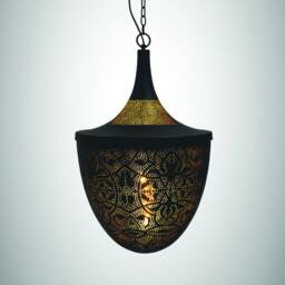 Moroccan Pendant Light, Lamp , Hanging Lamp Lampshades Lighting New Home Decor , Ceiling Light, Shade Gold Brass - thumbnail 2