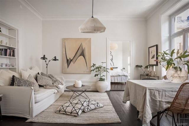 Farmhouse Lighting, Modern Chandelier, Macrame Lamp Shade, Light - image 1