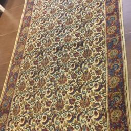 Handmade Cotton Rug Kalamkari Block Print, 3x5 Ft - thumbnail 4