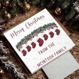 Personalised Christmas Decoration - Family Gift Custom Bauble Stocking Filler Eve Box - thumbnail 2