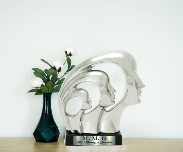 Personalized Statue, Face Sculpture, Sisters Family Mother's Gifts Personalized, Wedding Ideas, Proposal - image 1