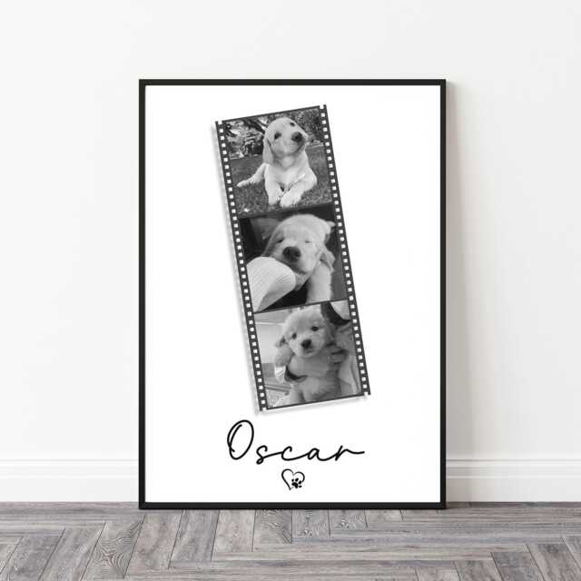 Personalised Pet Photo Collage Print - Dog Print, Gift, Portrait - image 1