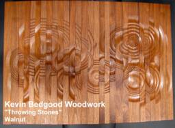 "Sculpture Turned Wood, ""Throwing Stones"