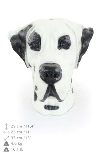 Great Dane, Deutsche Dogge - Uncropped, Color, Dog Big Head Statue, Limited Edition, Artdog - image 1