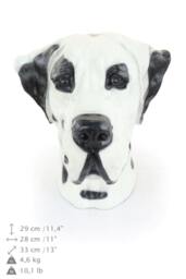 Great Dane, Deutsche Dogge - Uncropped, Color, Dog Big Head Statue, Limited Edition, Artdog - thumbnail 1