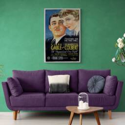 It Happened One Night Movie Poster Canvas Art - 1934 Retro Decor - thumbnail 3