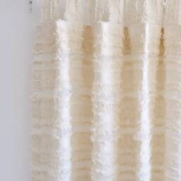 Ramos Cotton Sheer Curtain, 3 Colors, Linen Natural Curtain For Bedroom & Livingroom, Boho Decoration, 1Pc - thumbnail 3