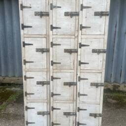 Up-Cycled Industrial Locker - For Delivery Charge Info See Description - thumbnail 2