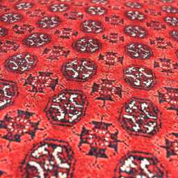 Handwoven Afghan Wool Rug 9.11x6.8 Ft Mowrai Gul Carpet - thumbnail 4