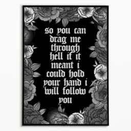 Bring Me The Horizon Follow You Inspired Print Indie Rock Music Poster - thumbnail 2