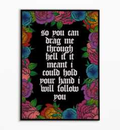 Bring Me The Horizon Follow You Inspired Print Indie Rock Music Poster - thumbnail 1