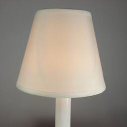 New 3x5x4.5 Cut Rose Lampshade 100% Recycled Material Candelabra - thumbnail 4