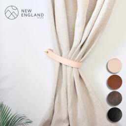Curtain Tie Back/Leather Holder, Strap Curtain Tie, Holdback, Tieback - thumbnail 2