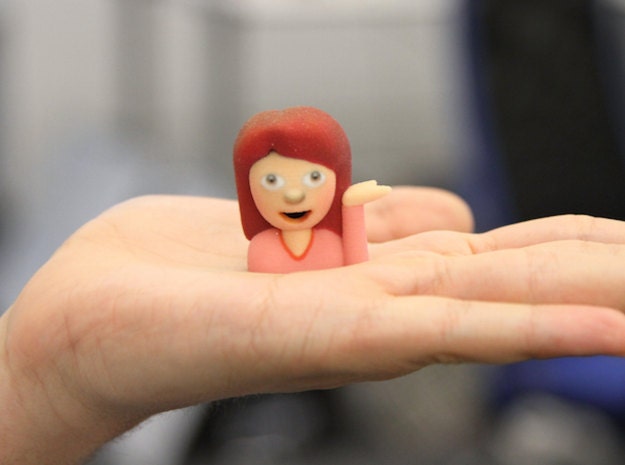 Sassy Girl Emoji Figurine - image 1