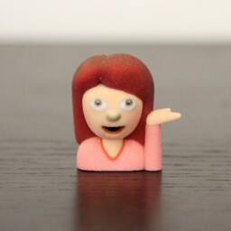 Sassy Girl Emoji Figurine - thumbnail 2