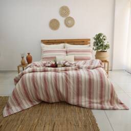 Breathable Muslin Duvet Cover Organic Turkish Cotton Bedding - thumbnail 3