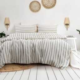 Breathable Muslin Duvet Cover Organic Turkish Cotton Bedding