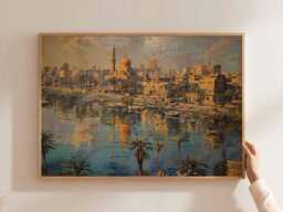 Baghdad Poster Vintage Iraq Travel Art Print - thumbnail 1