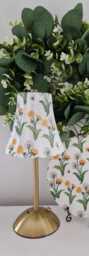 Cordless Touch Lamp. Beautiful Decoupaged Gisela Graham Inspired Dandelion & Bee Usb Rechargeable Lamp.other Designs Available
