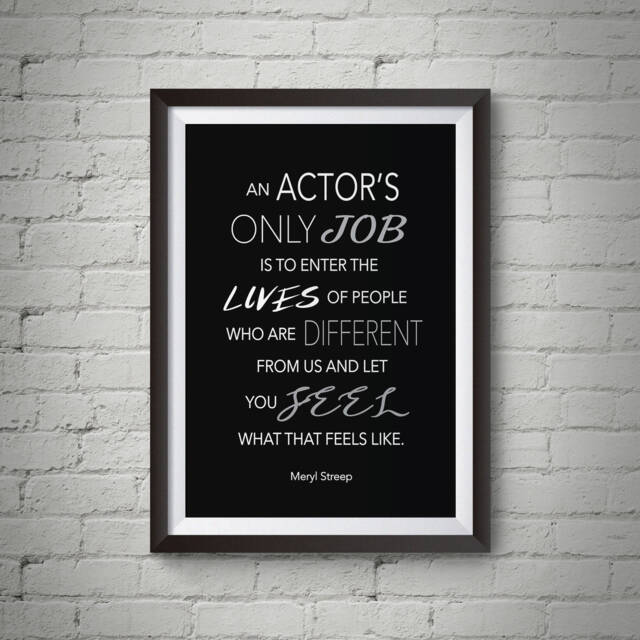 An Actor's Only Job Wall Art - Printable Art, Posters, Actor Gifts, Gifts For Actors, Last Minute Gift - image 1