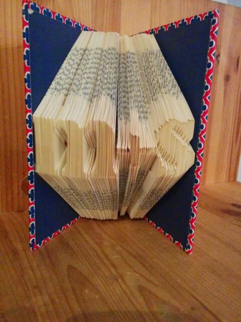 Custom Folded Book Art - Handmade Wedding Gift, Anniversary Decor - image 1