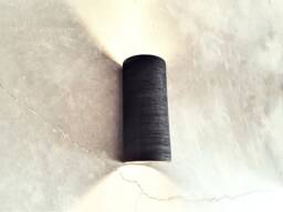 Handmade Ceramic Wall Sconce Black Cylinder Lampshade